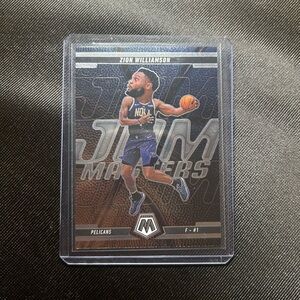 New Orleans pelicans, Zion Williamson Jam Masters basketball Trading Card